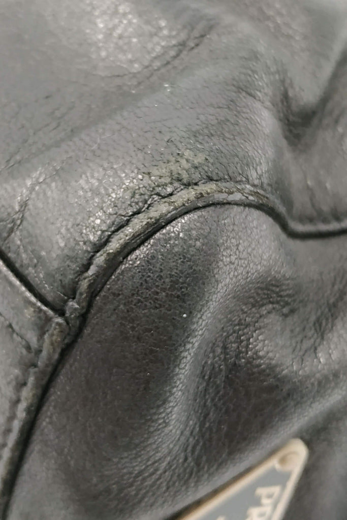 Foldover Pushlock Shoulder Bag Black - Second Edit