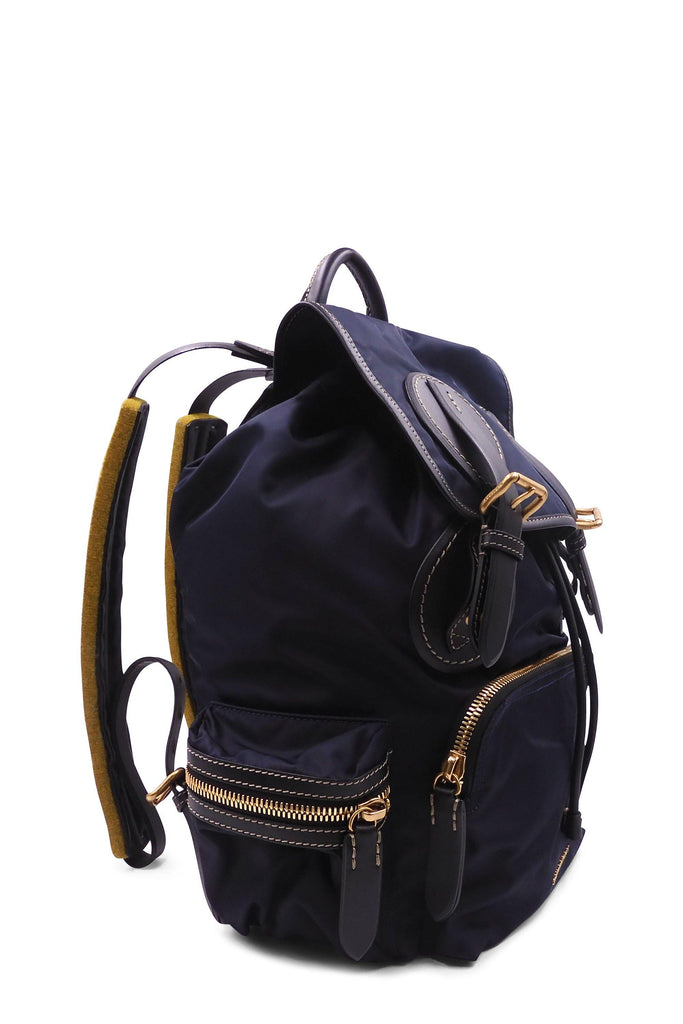 Nylon Rucksack Backpack Navy - Second Edit