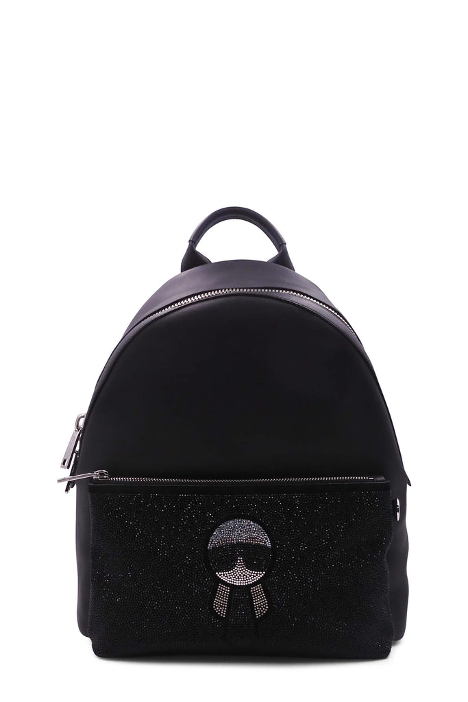 Embellished Karlito Backpack Black - Second Edit