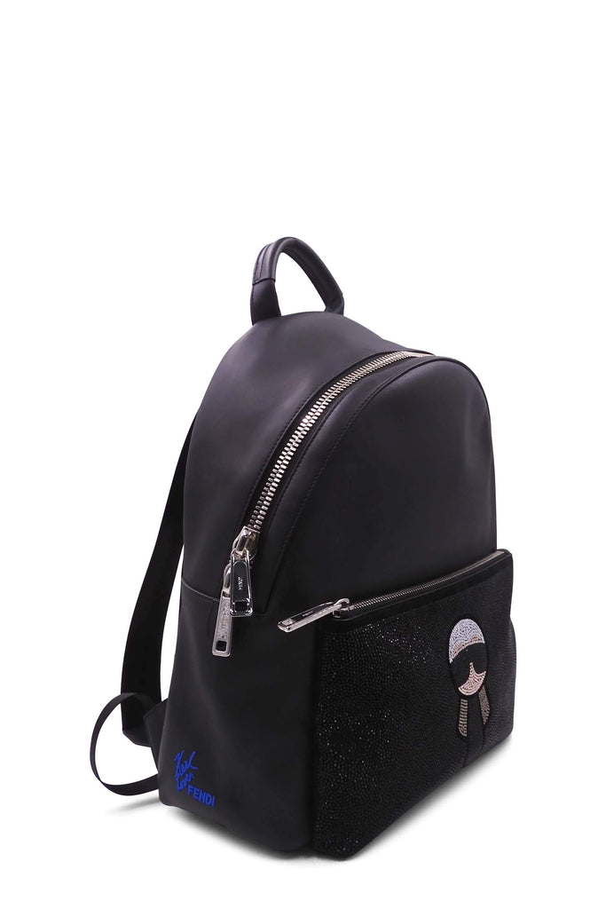 Embellished Karlito Backpack Black - Second Edit