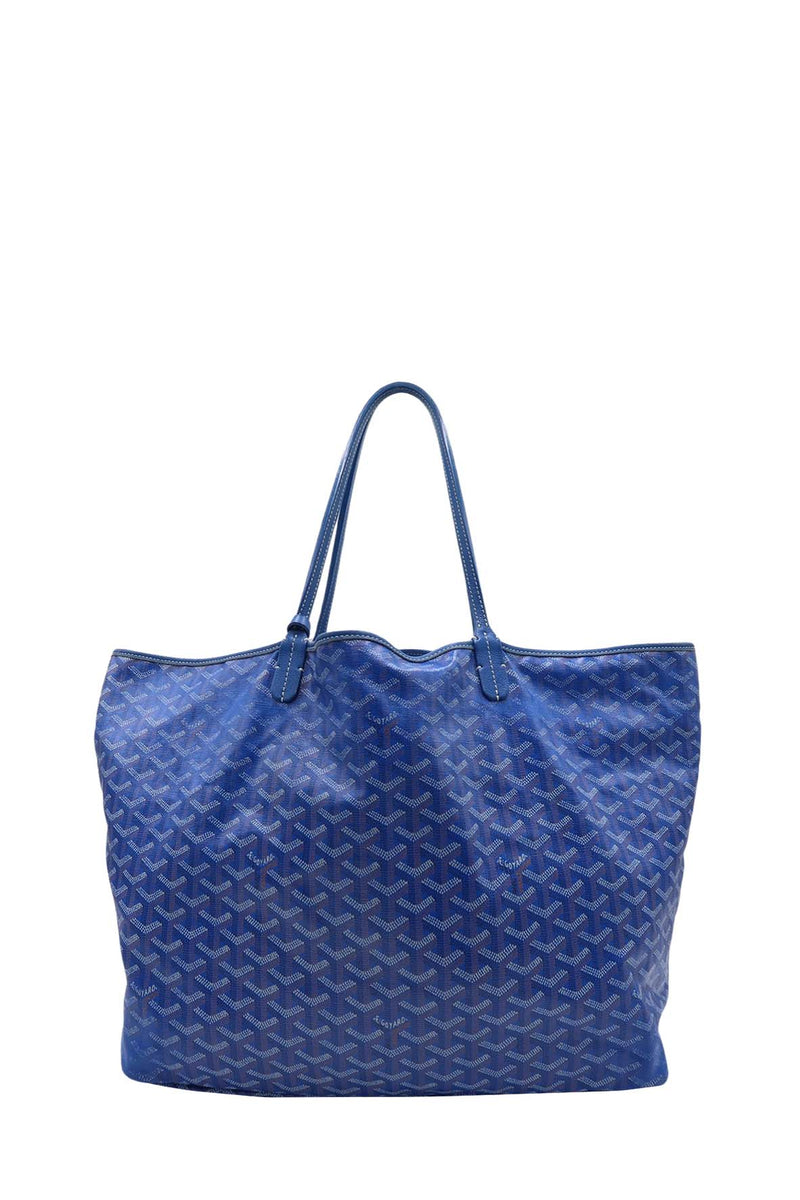 Goyard Blue Chevron St Louis Tote bag with Pouch 881gy413