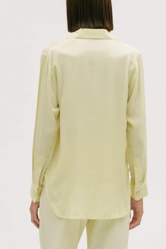 Pyjama Long Sleeve Chalk Yellow Top - Second Edit