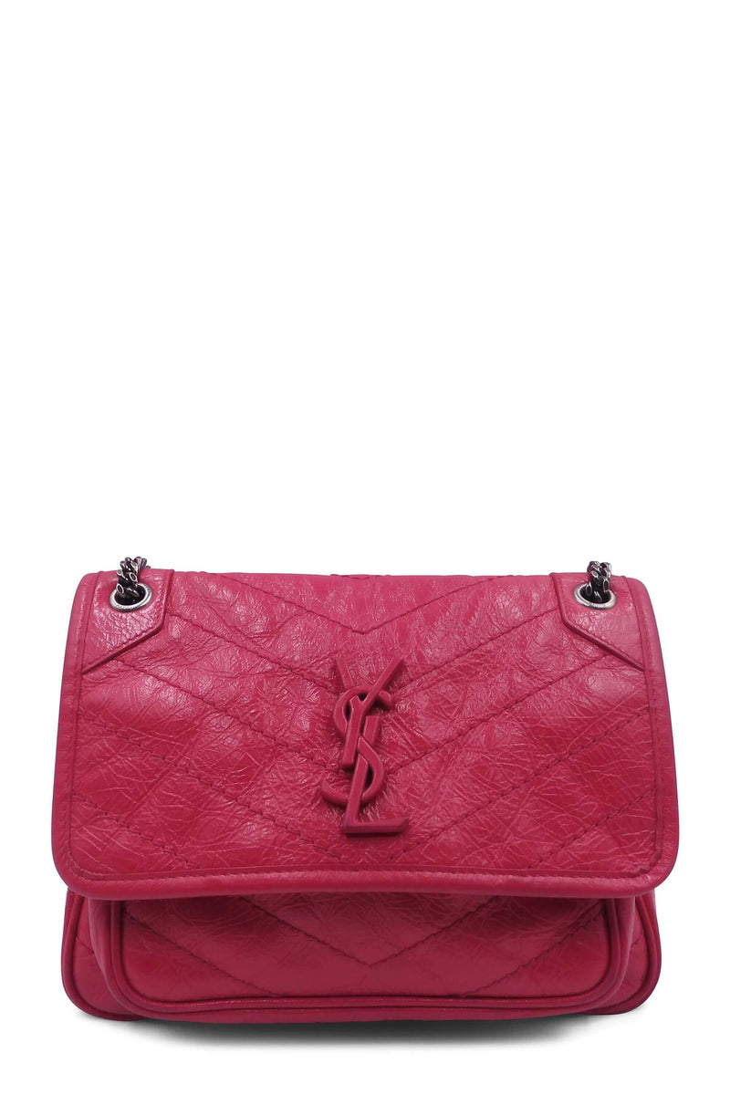 In Pink: Doll Dress & YSL Niki Bag