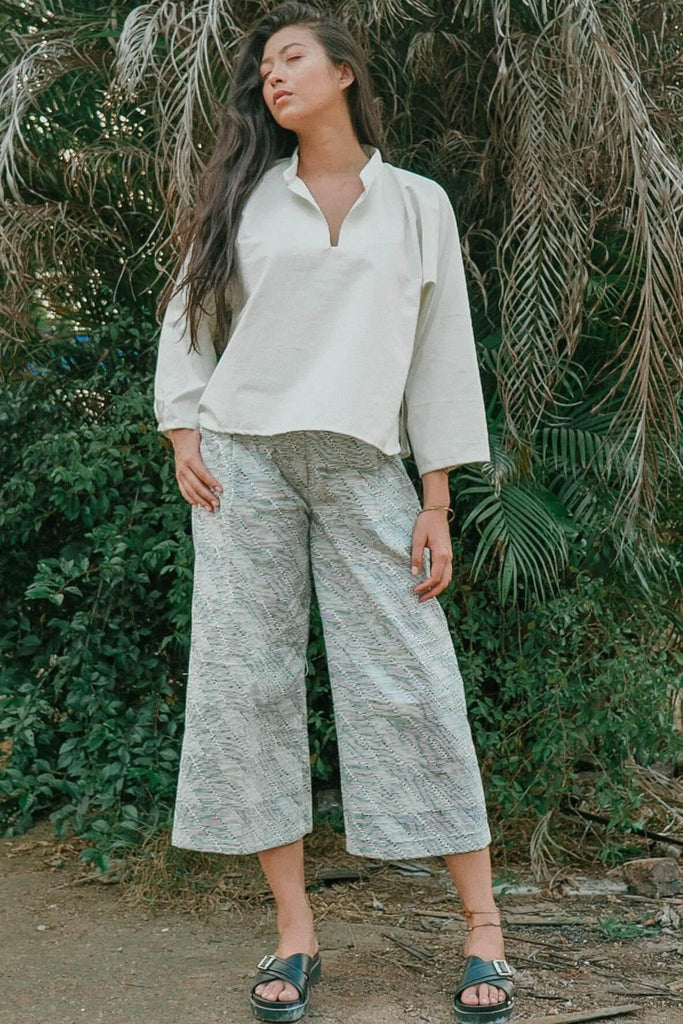 Riviera Culottes in Seaweed - Second Edit