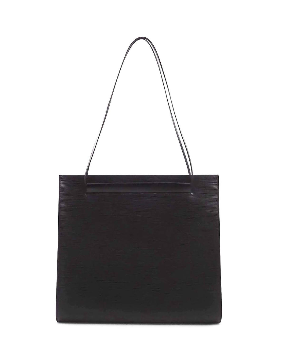 Louis Vuitton Black Leather Signature Epi Saint-Tropez Shoulder