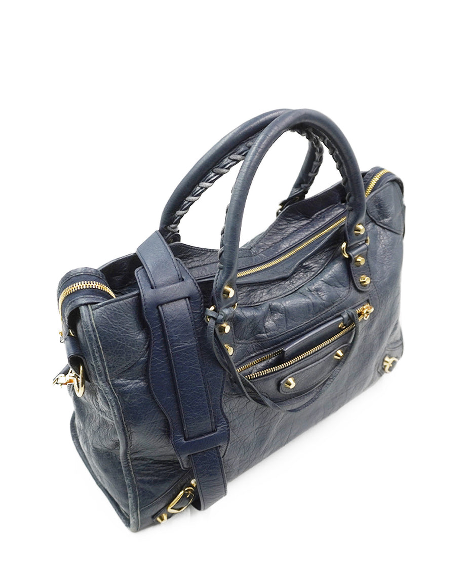 Balenciaga city navy sale