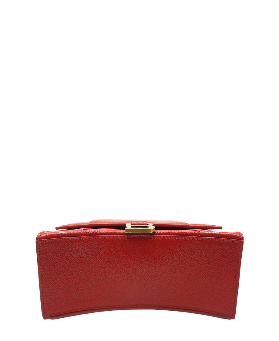 Hourglass Small Top Handle Bag Red – Second Edit