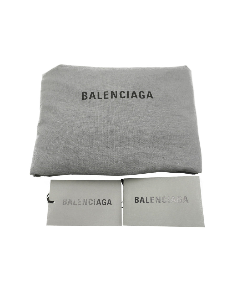 balenciaga black fur bag