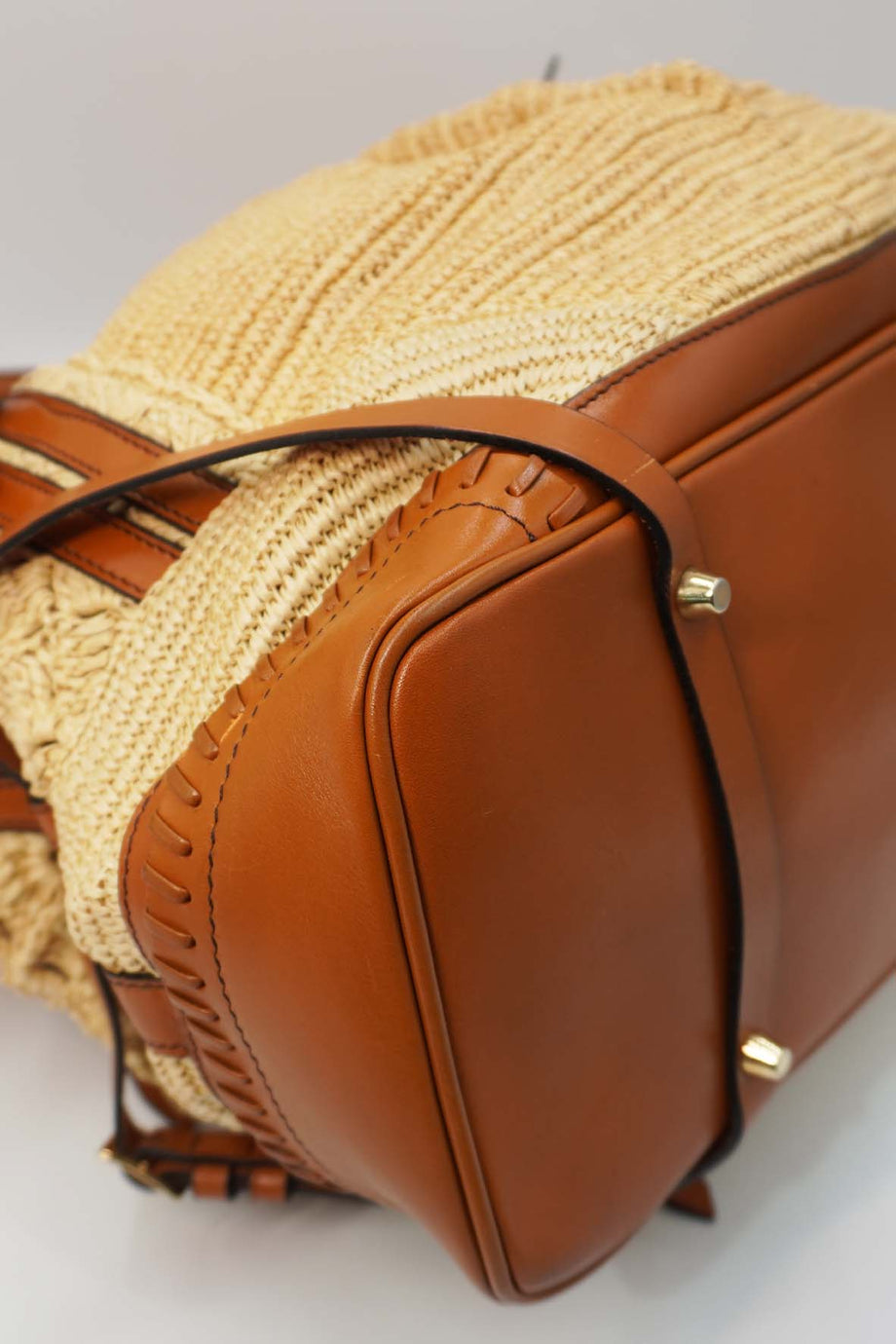 Burberry sales straw bag