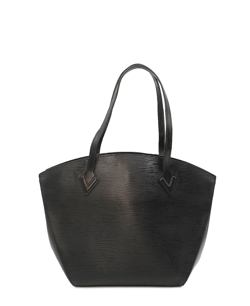 LOUIS VUITTON Petit Sac Plat Epi Leather Crossbody Bag Black - 25% OFF