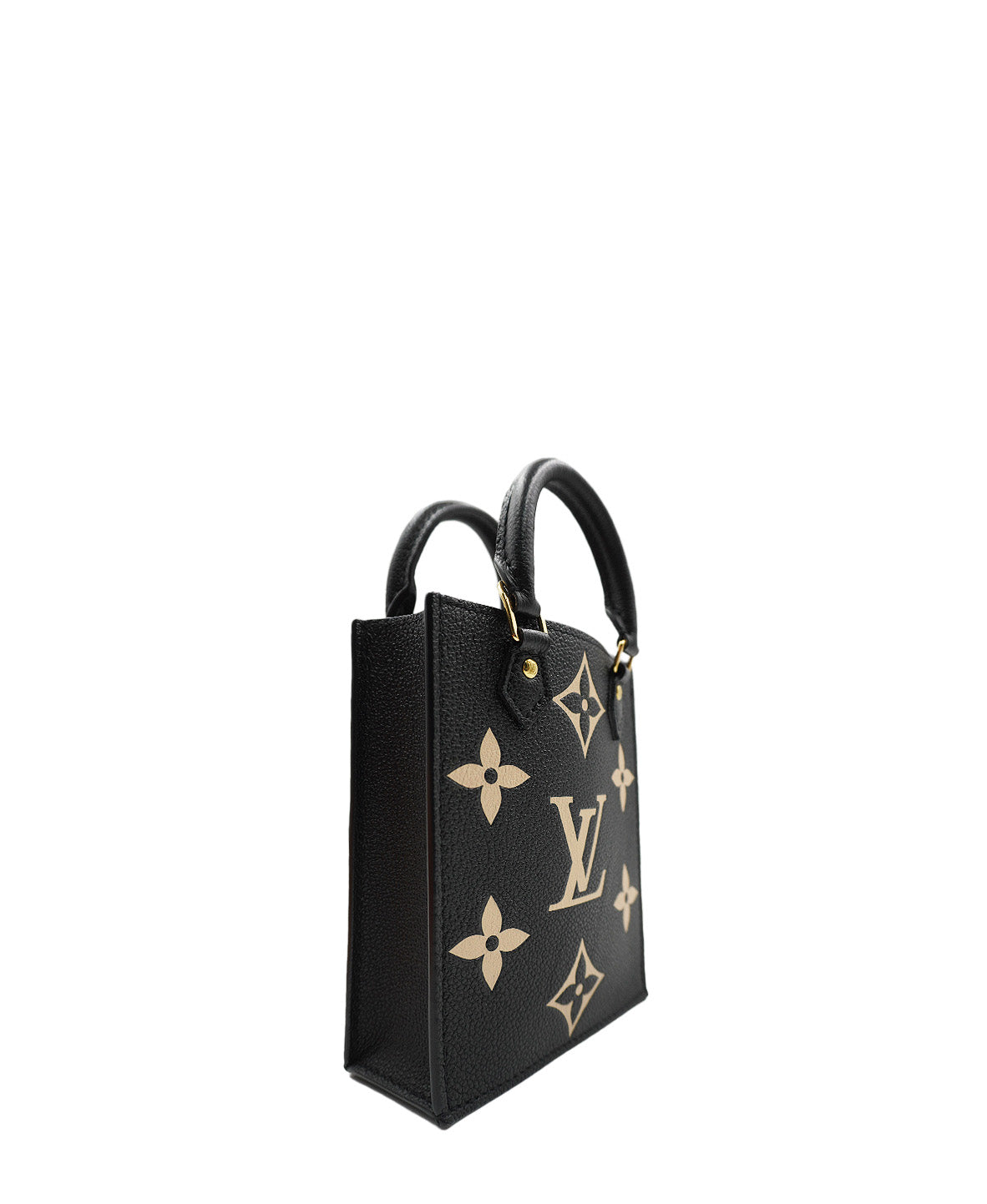 Louis Vuitton Petit Sac Plat Bag Bicolor Monogram Empreinte Giant