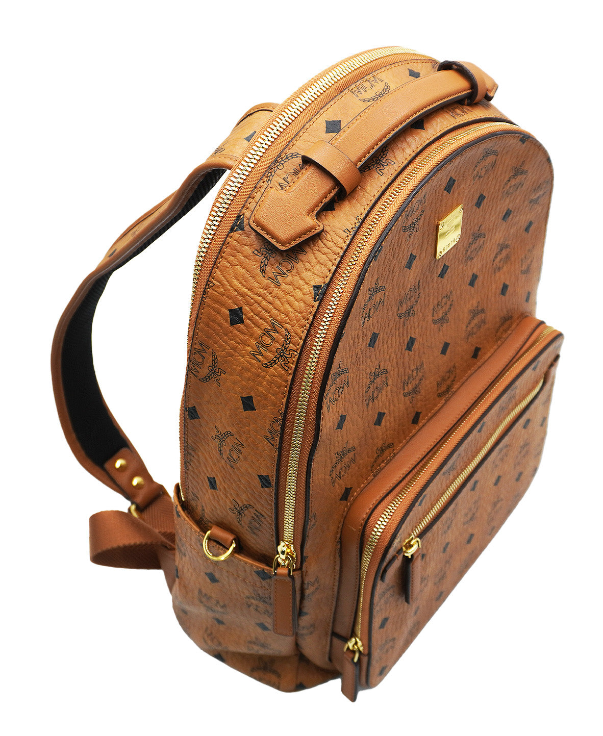 Medium Stark Backpack in Visetos Cognac