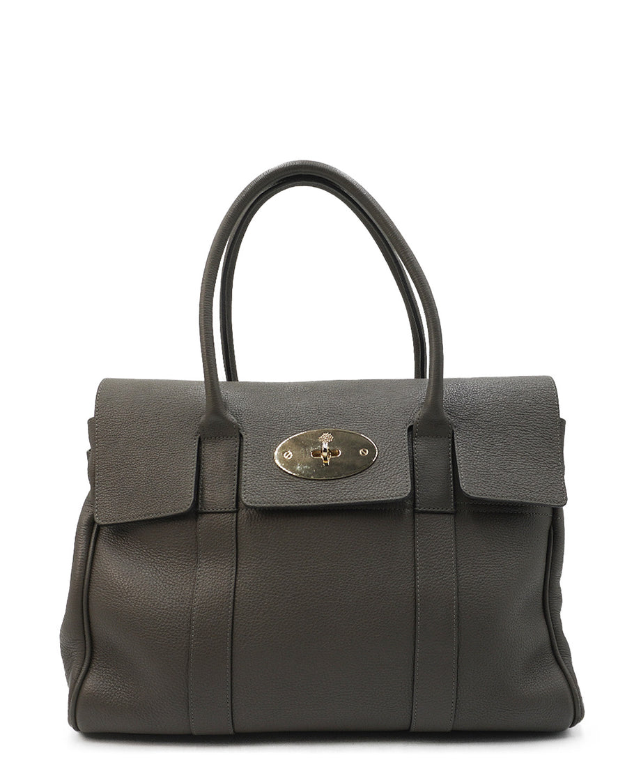 Mulberry bayswater cheap grained leather tote