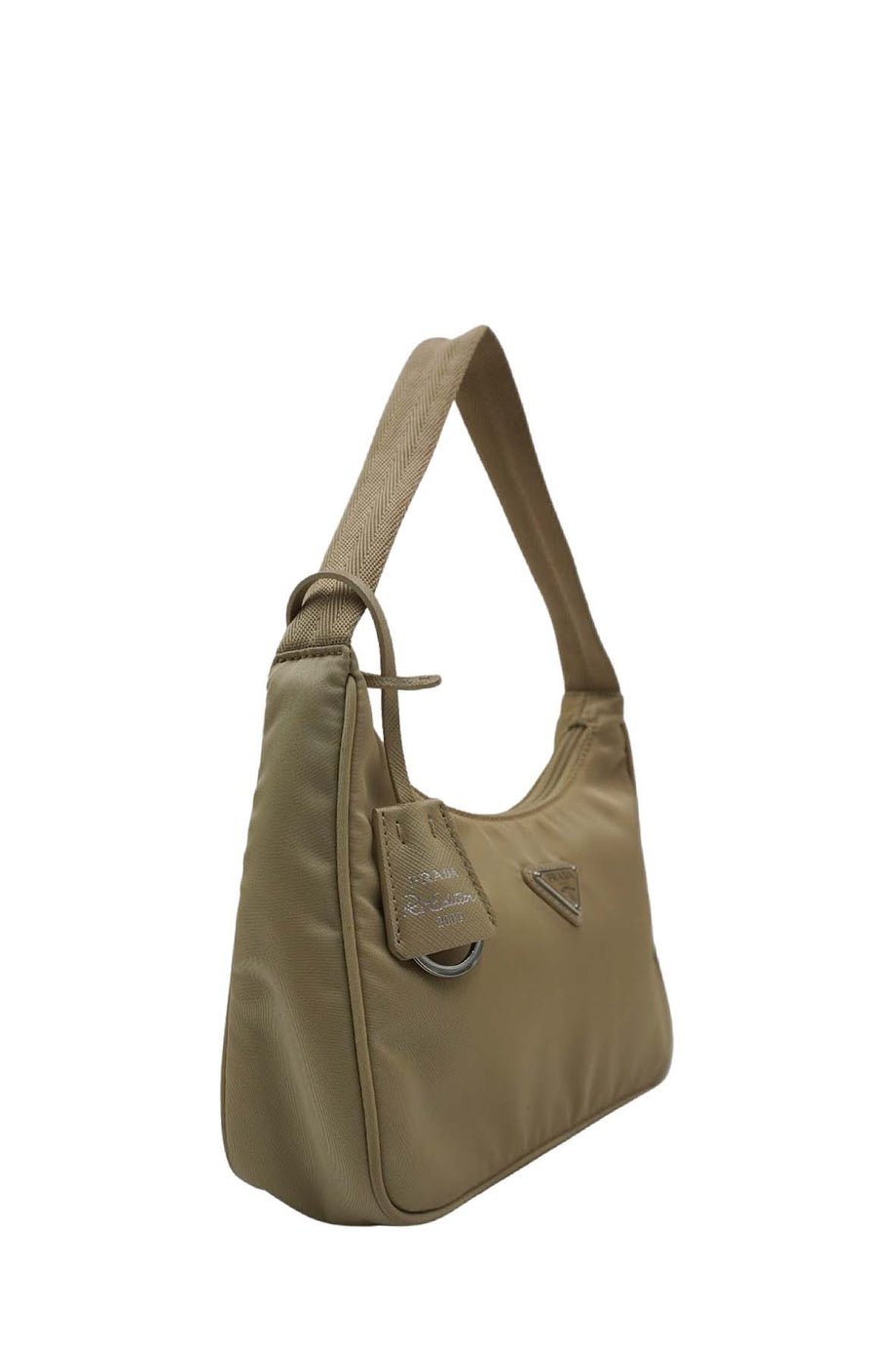 Prada Re-Edition 2005 Re-Nylon Shoulder Bag Beige