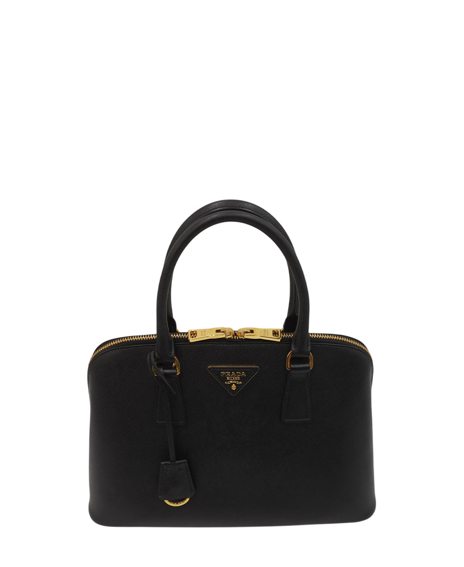 ショルダーバッグ・ポシェット PRADA PROMENADE BAG BLACK IN SAFFIANO PRADA Lux Medium Promenade Saffiano Leather Shoulder Bag Black