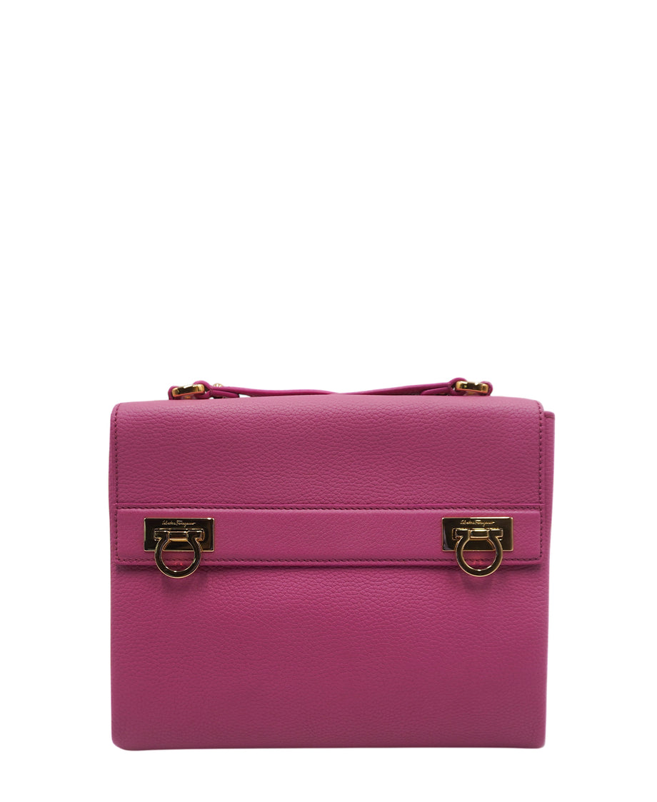 Leather Crossbody Bag Pink – Second Edit