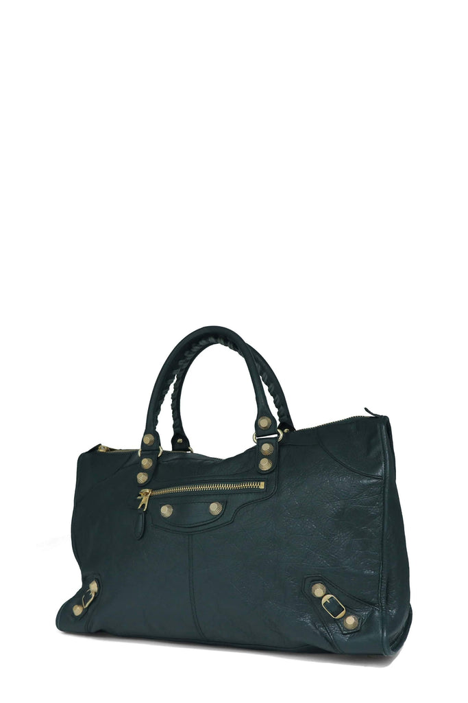Classic Work Bag Navy with Gold Hardware - Second Edit