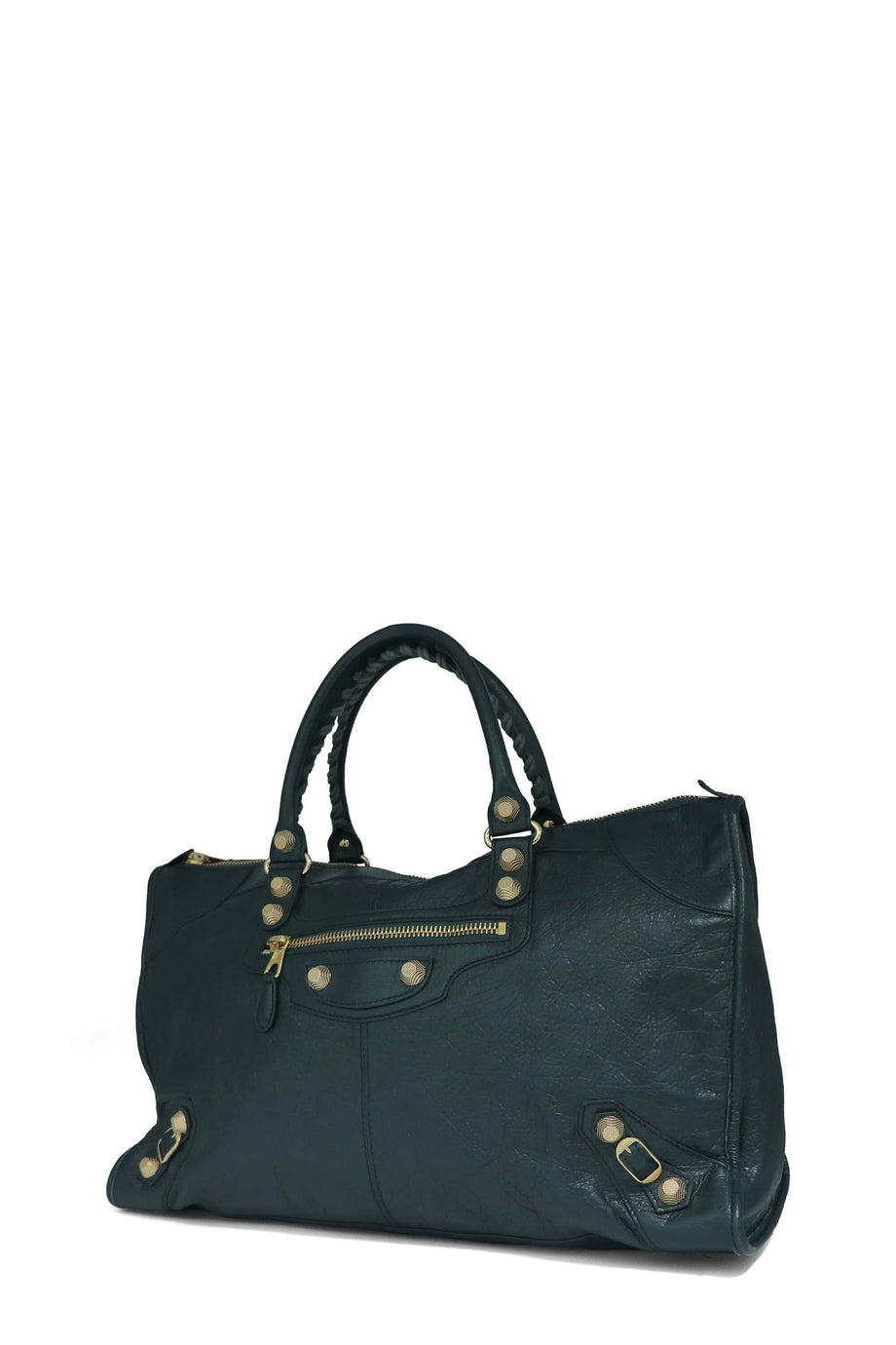 Buy Authentic Preloved Balenciaga Classic Work Bag Navy with Gold Hardware Bags from Second Edit by Style Theory