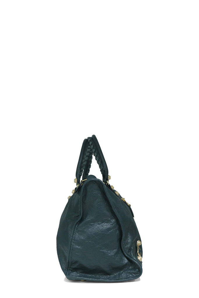 Classic Work Bag Navy with Gold Hardware - Second Edit