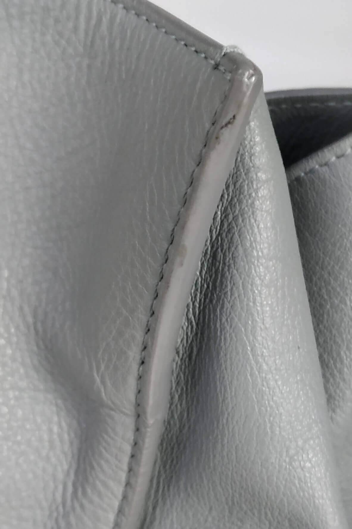 New $2225 Balenciaga Papier Leather A5 Zip Around Graine Double Black Tote  Bag
