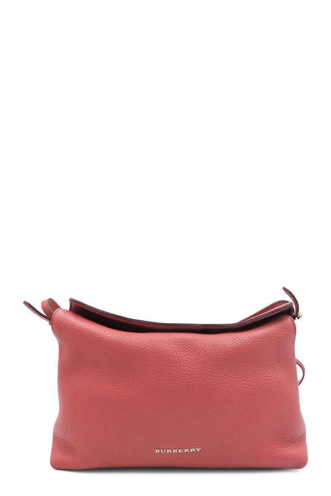 Burberry Foldover Leather Crossbody Pink - Style Theory Shop