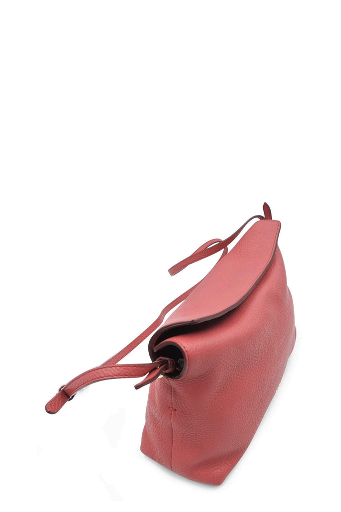 Burberry Foldover Leather Crossbody Pink - Style Theory Shop