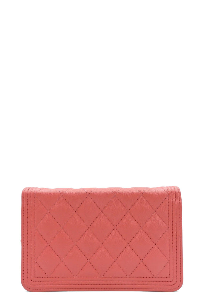 Chanel Boy Wallet on Chain Pink - Style Theory Shop