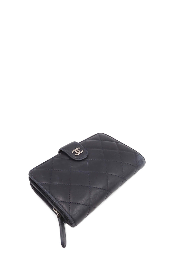Chanel Quilted French Purse Wallet Black - Style Theory Shop