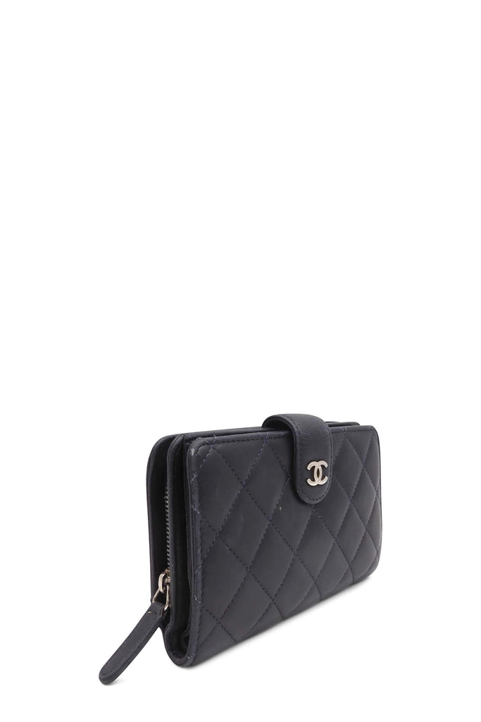Chanel Quilted French Purse Wallet Black - Style Theory Shop