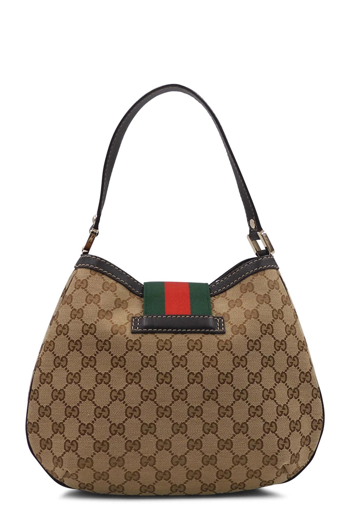 Gucci New Ladies Web Hobo Brown - Style Theory Shop
