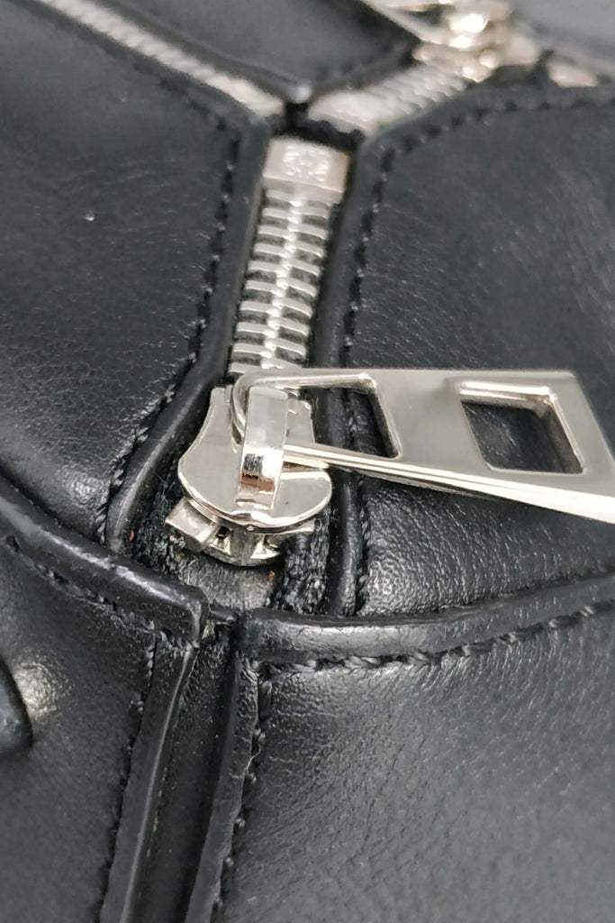 Medium Puzzle Zips Bag Black - Second Edit