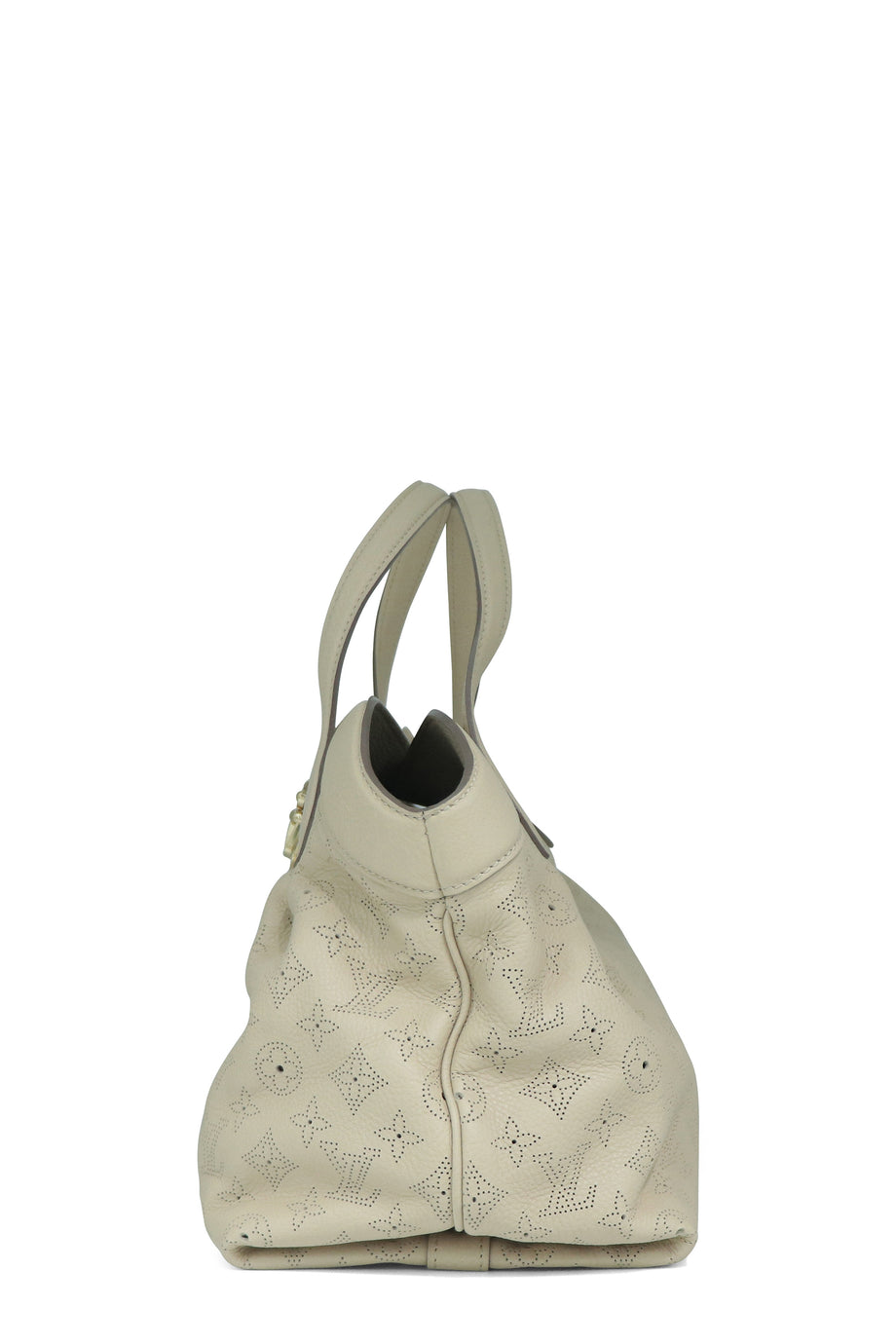 Louis Vuitton Cirrus PM Mahina Leather Hobo Bag Beige