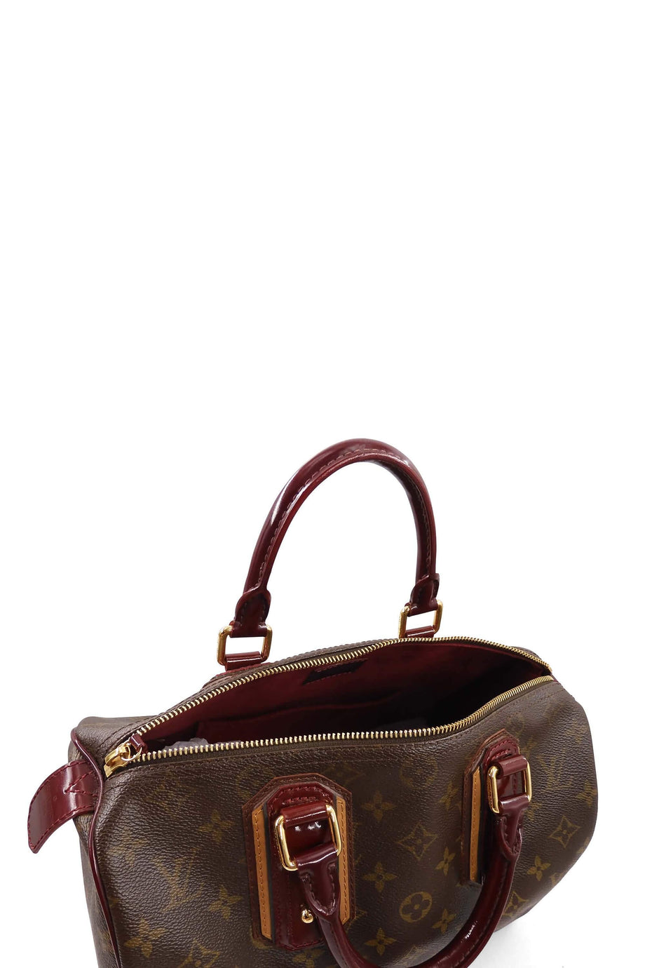 Louis Vuitton Speedy 30 mirage Bordeaux Dark red Leather ref.145661 - Joli  Closet