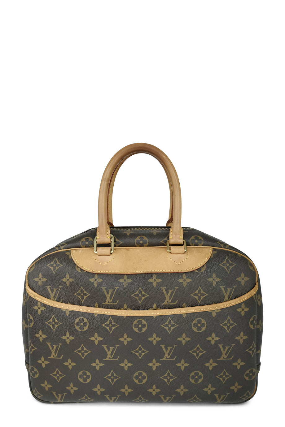 Louis Vuitton Monogram Deauville Bag Brown