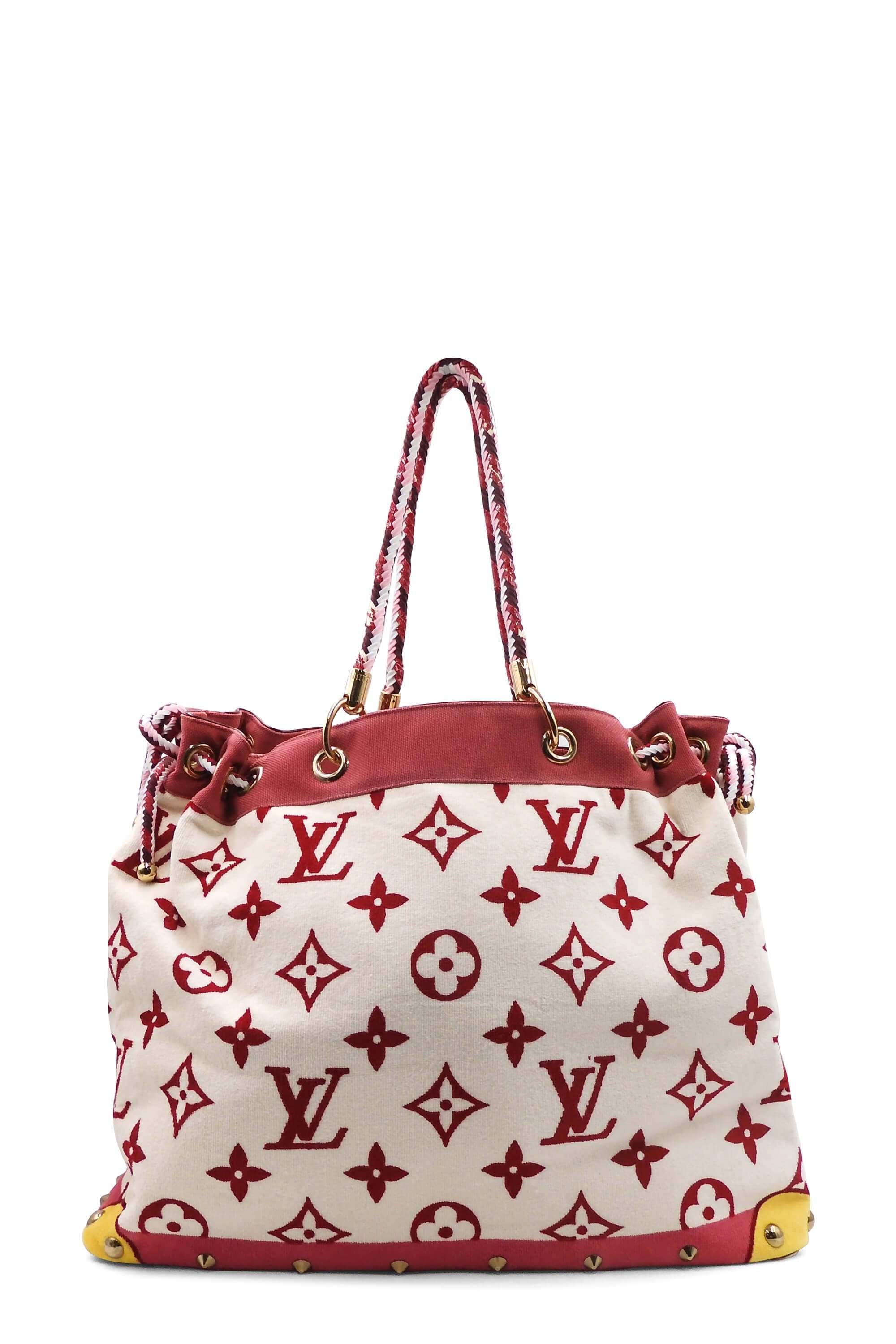 Louis Vuitton Cotton Monogram Eponge Cabas 217819