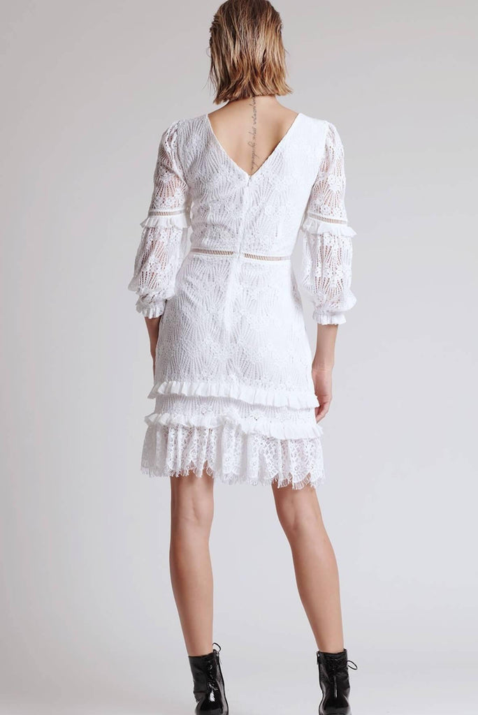 Victoria Dress in White - Second Edit