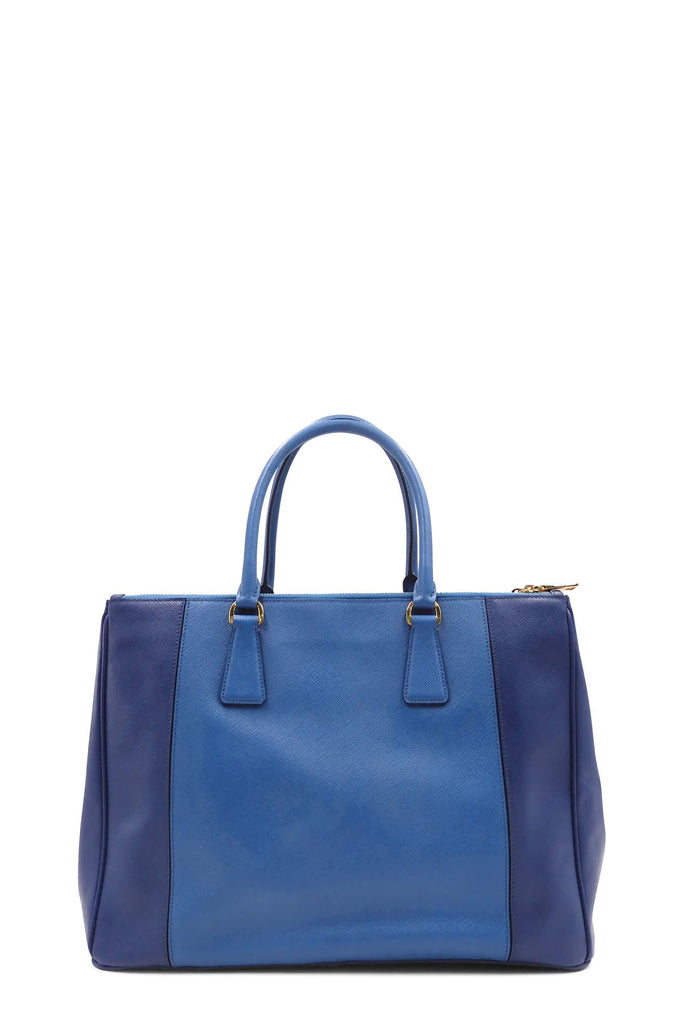 Large Saffiano Lux Double Zip Tote - Second Edit
