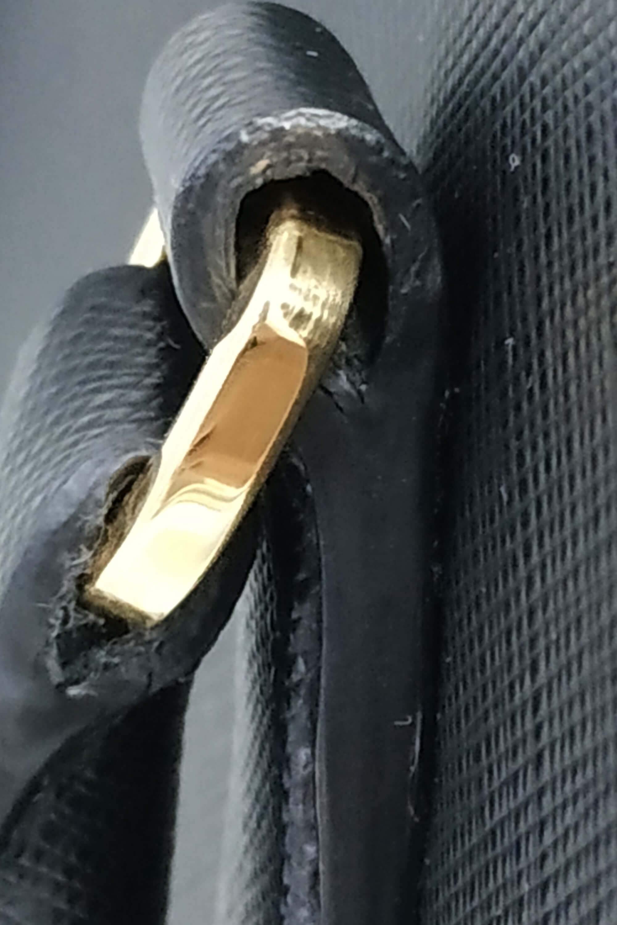 Prada Black Saffiano Lux Leather Top Handle Bauletto Bag BL0095 - Yoogi's  Closet