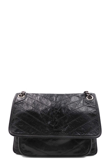 Preloved Saint Laurent Cabas Black Leather 2 Way Medium Bag 3112225209 –  KimmieBBags LLC