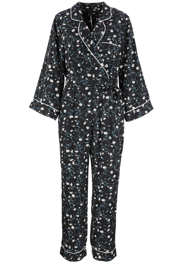 Shop preloved and authentic Addison Woven Pajama Jumpsuit Clothing by Adelyn Rae from Second Edit