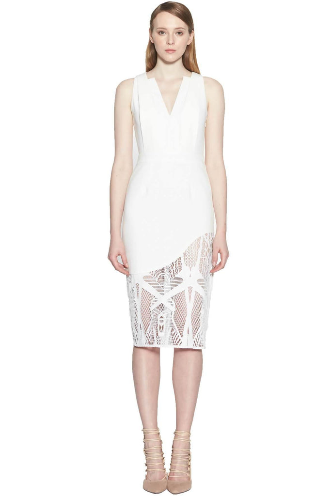 Aijek Felicity Wave Embroidered Shift Dress - Style Theory Shop