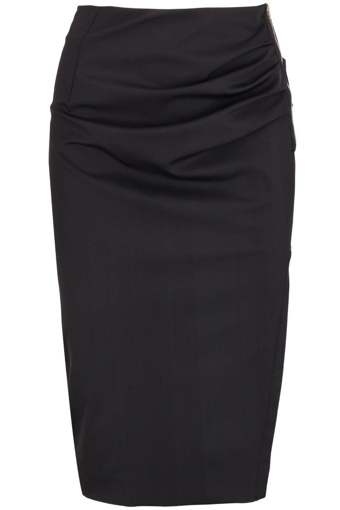 Aijek Rylee Ruched Pencil Skirt - Style Theory Shop