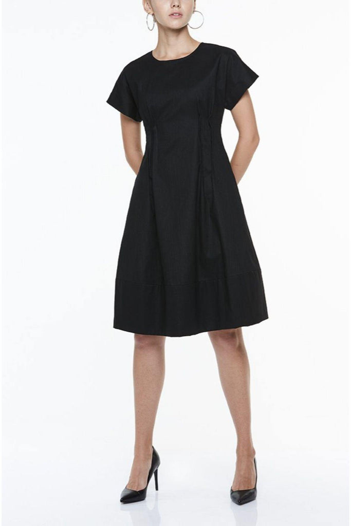 Shop preloved and authentic Batwinged Fit & Flare Dress Clothing by AKINN from Second Edit in {{ shop.address.country }}