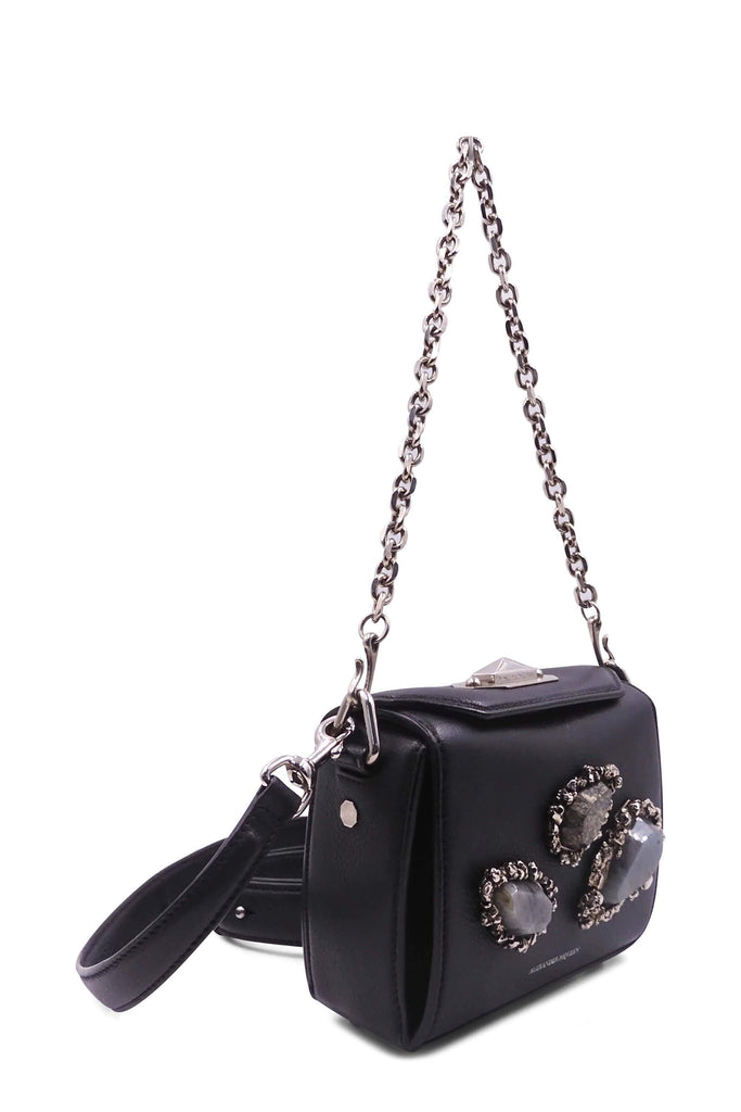 Alexander McQueen Stone Embellished Box Bag - Style Theory Shop