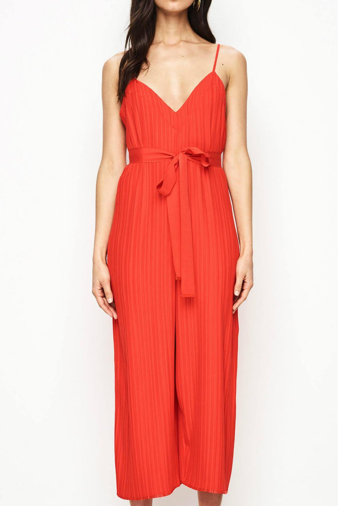 Alice McCall Berry Good Jumpsuit Red - Style Theory Shop