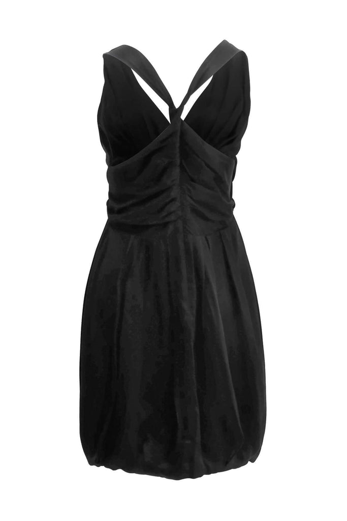 Armani Exchange V-Neck Silk Slip Dress - Style Theory Shop