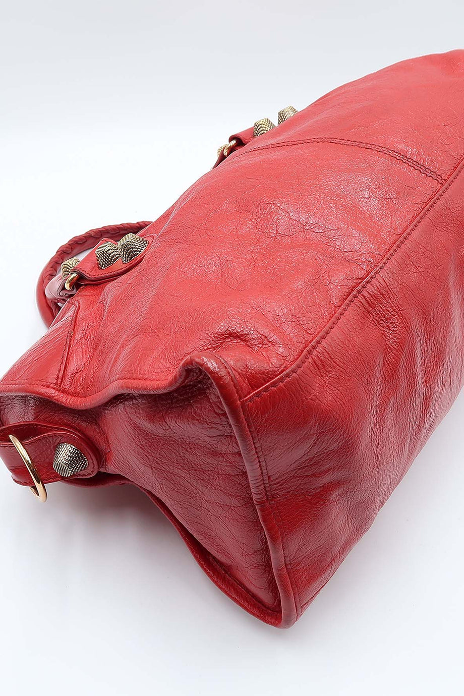 Red 2025 leather balenciaga