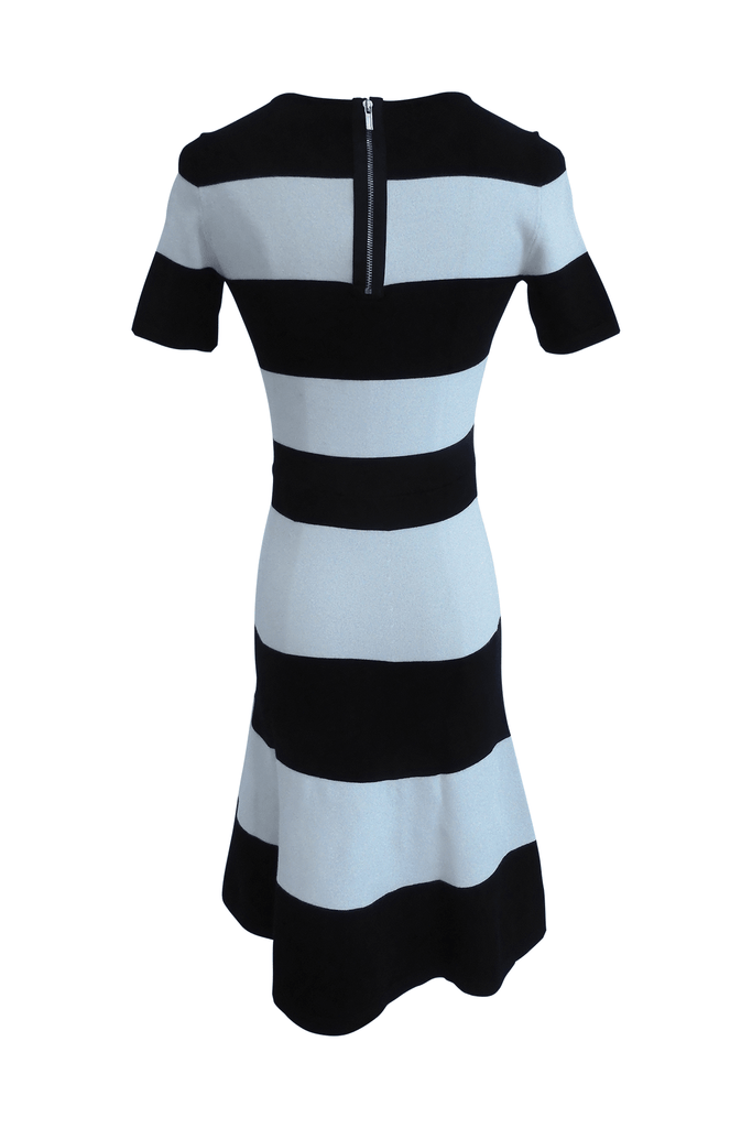 Striped A-Line Dress - Second Edit
