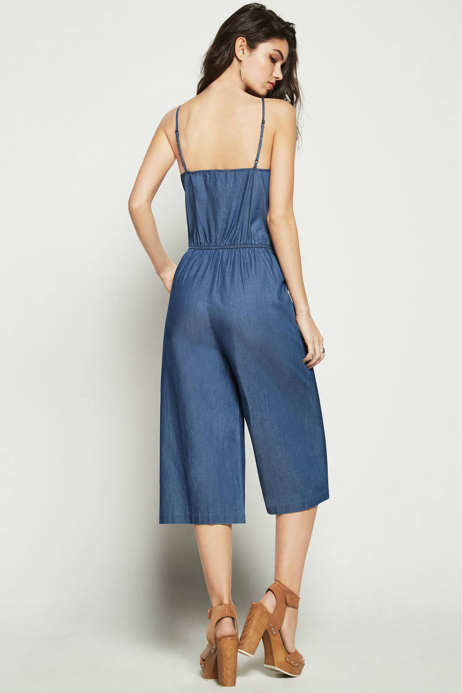 Buy Authentic Preloved BCBGeneration Culotte Denim Jumpsuit from Second Edit by Style Theory