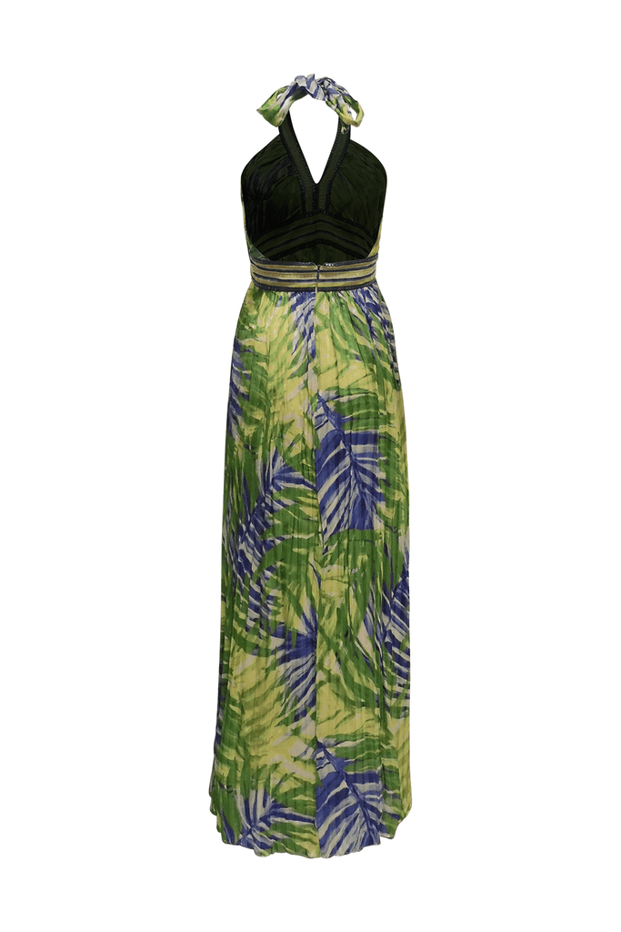 Pleated Tropical Dress - Second Edit